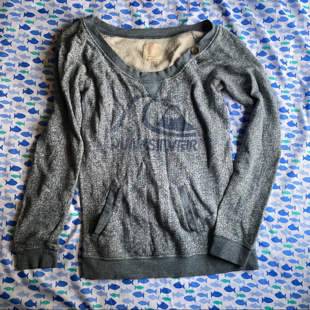 Quicksilver Off Shoulder Sweater